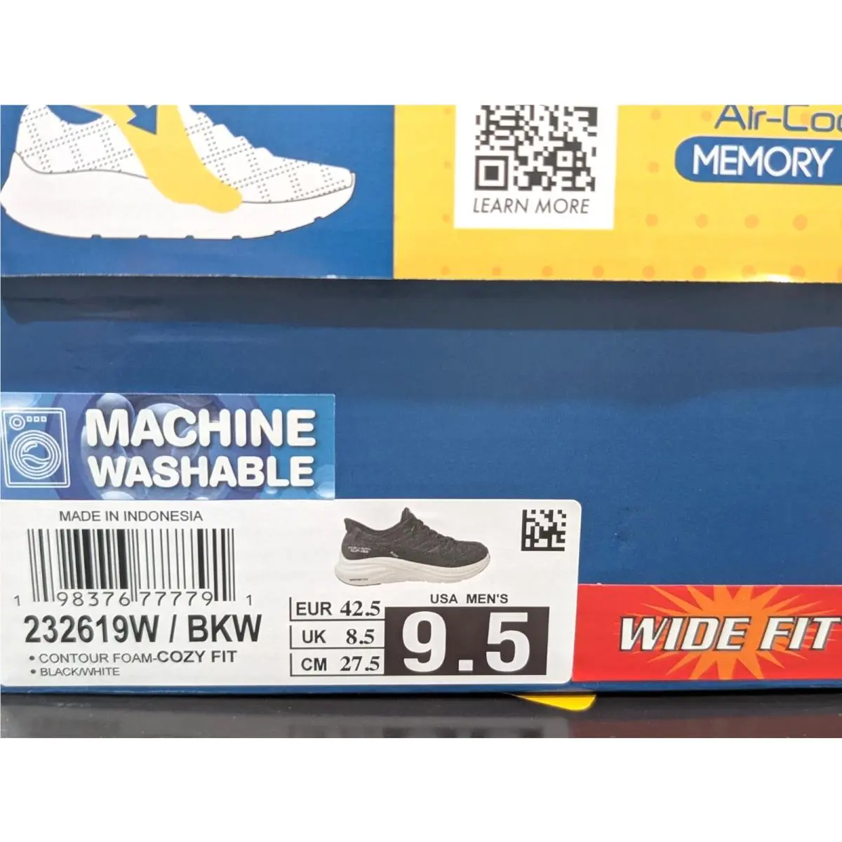 Skechers shoes - Skechers Contour Foam Cozy Fit - 232619W 232619W/BKW 232619 - Black/White 20