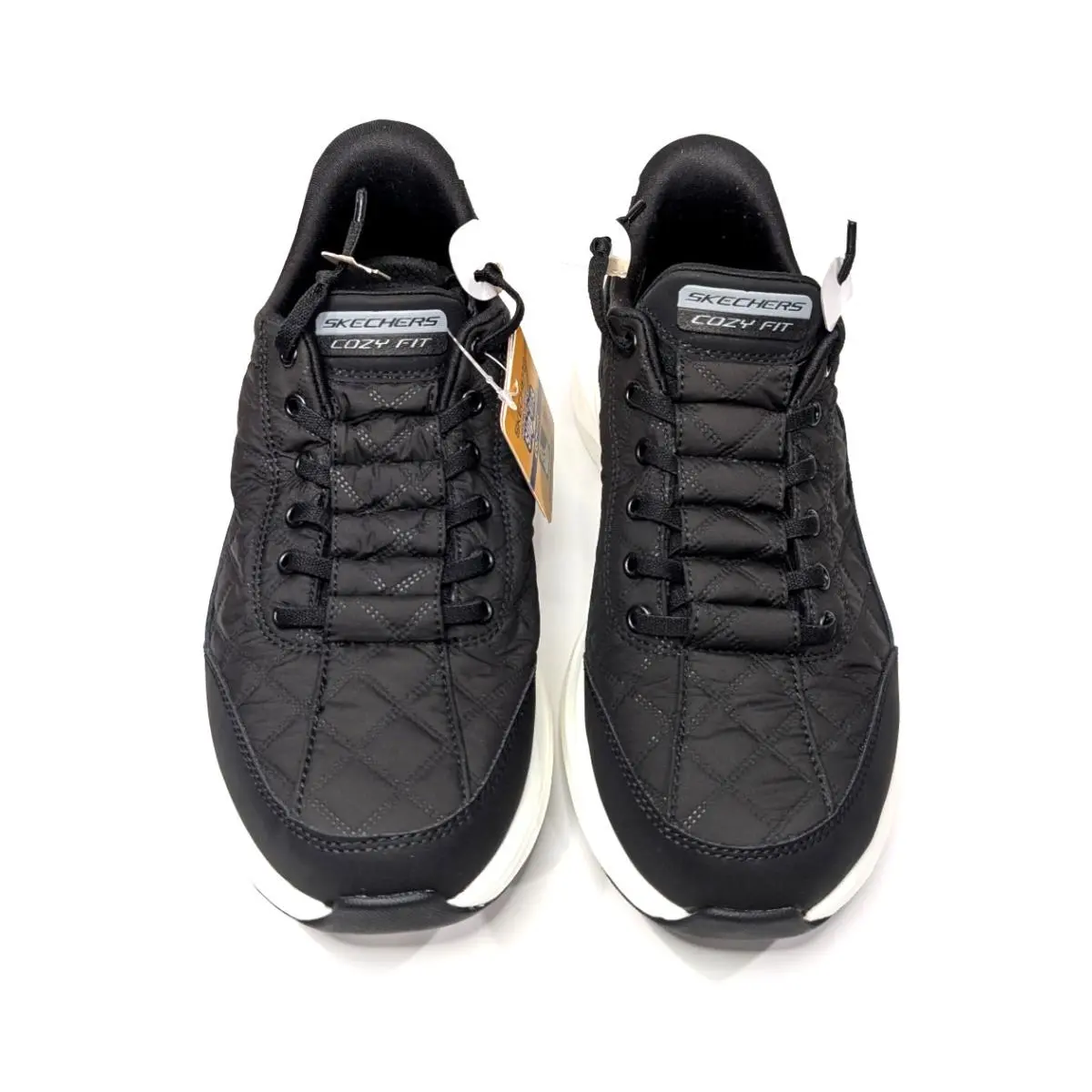 Skechers shoes - Skechers Contour Foam Cozy Fit - 232619W 232619W/BKW 232619 - Black/White 12