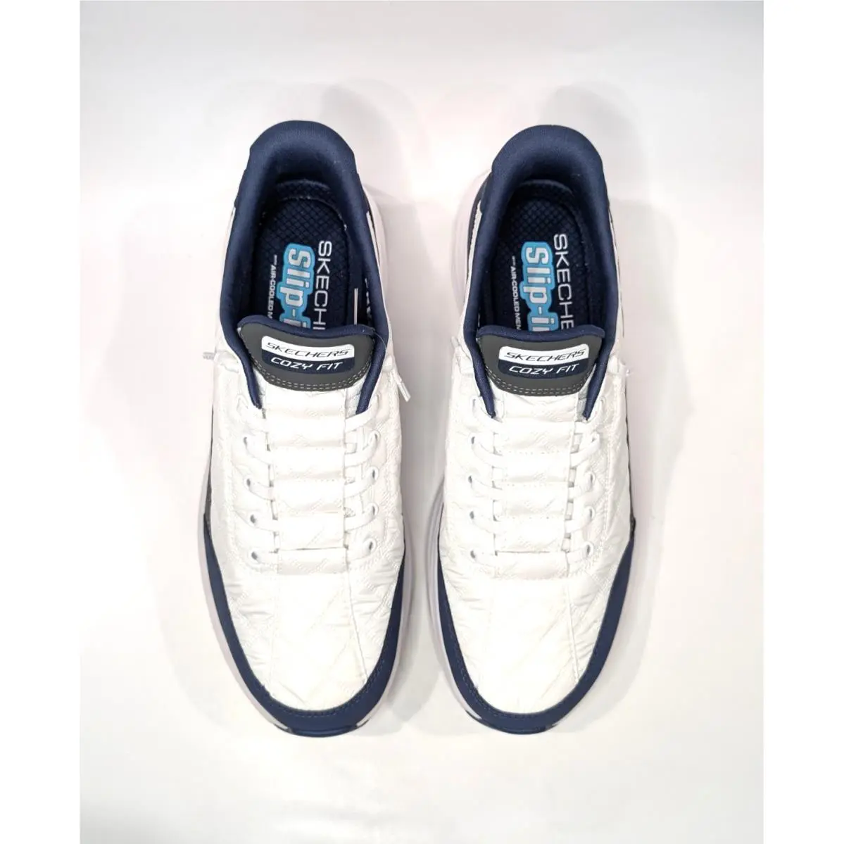 Skechers shoes - Skechers Contour Foam Cozy Fit - 232619 232619/WNY - White/Navy 10