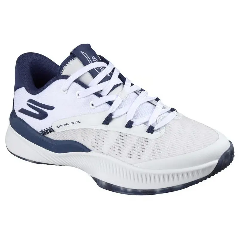 Womens Skechers Skx Nexus White Navy Mesh Shoes