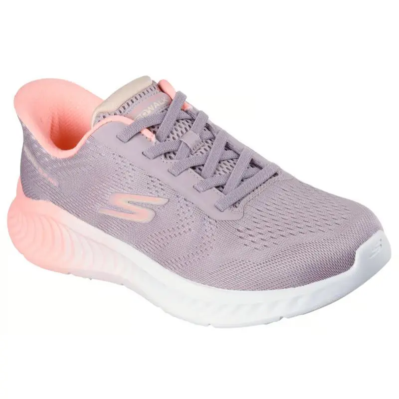 Womens Skechers Slip Ins GO Walk Now Khloe Mauve Mesh Shoes