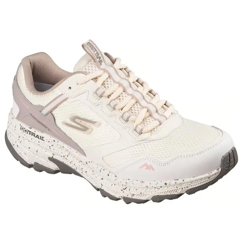 Womens Skechers Waterproof GO Run Trail Altitude 2.0 Natural Taupe Mesh