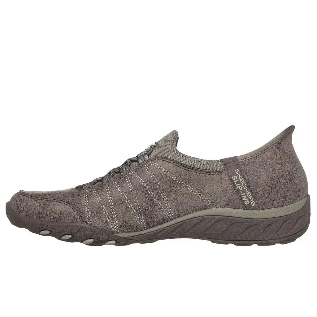 Skechers shoes - Slip-Ins Breathe Easy Home Body - Dk taupe 8