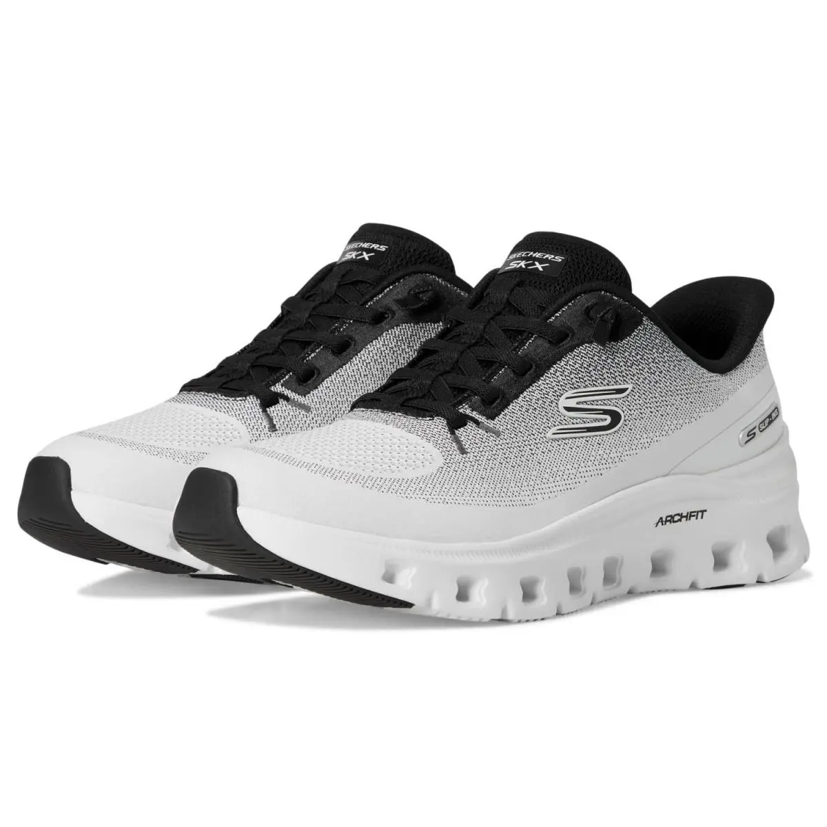 Skechers shoes - WHITE/BLACK 6