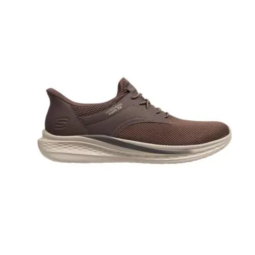 Skechers Sketchers Men Easy-on Swift Fit Sneaker with Memory Foam Tennis Shoe Pick SZ - Brown