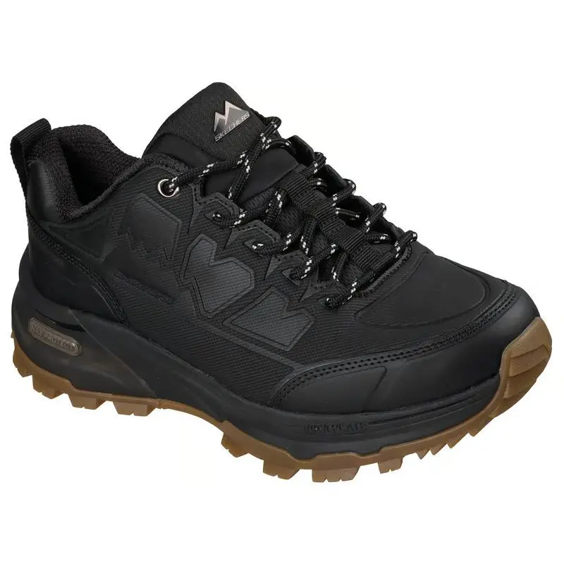 Womens Skechers Waterproof Max Protect Legacy Weekend Black Mesh Shoes