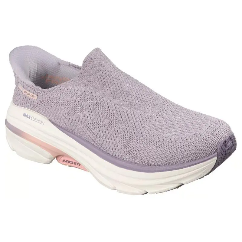 Womens Skechers Slip Ins Max Cushioning Arch Fit 2.0 Avner Lavender Knit