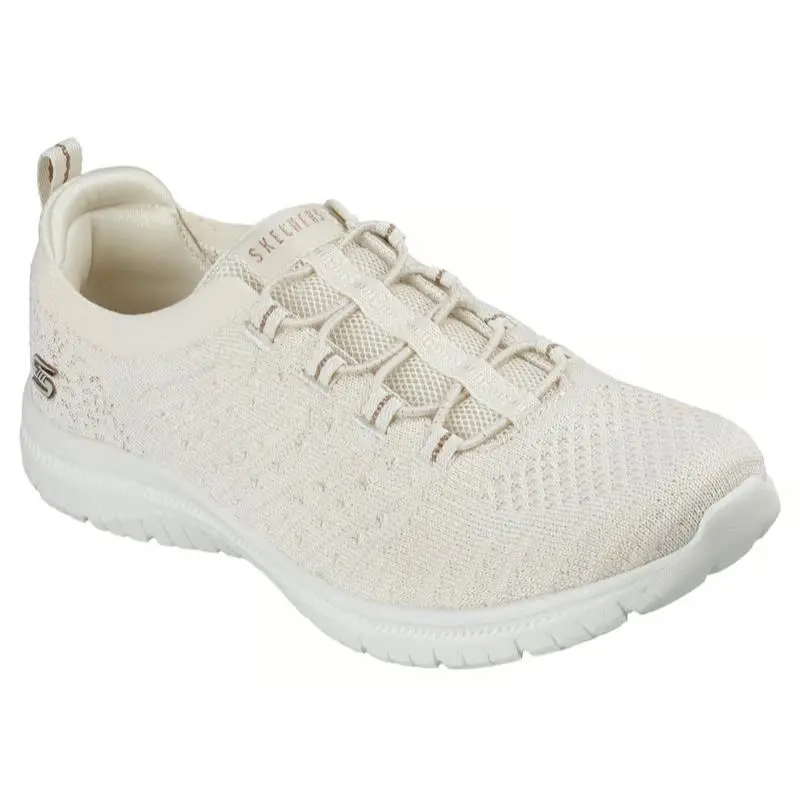 Womens Skechers Virtue Copper Dream Natural Knit Shoes