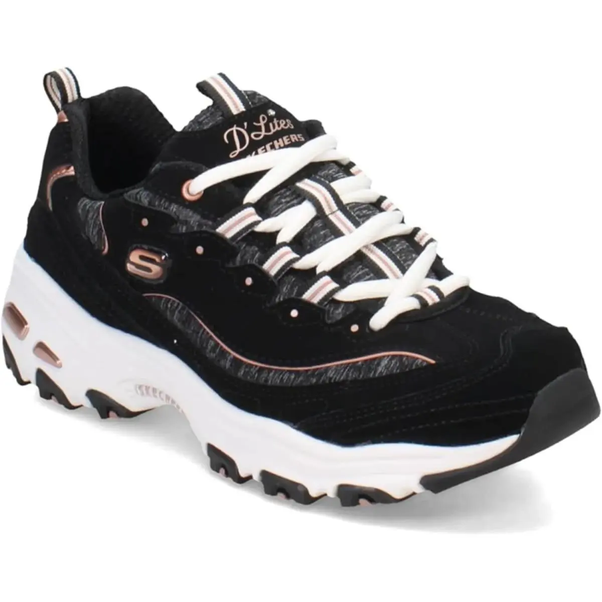 Skechers Women`s D`lites - Me Time Lace Up Fashion Sneakers