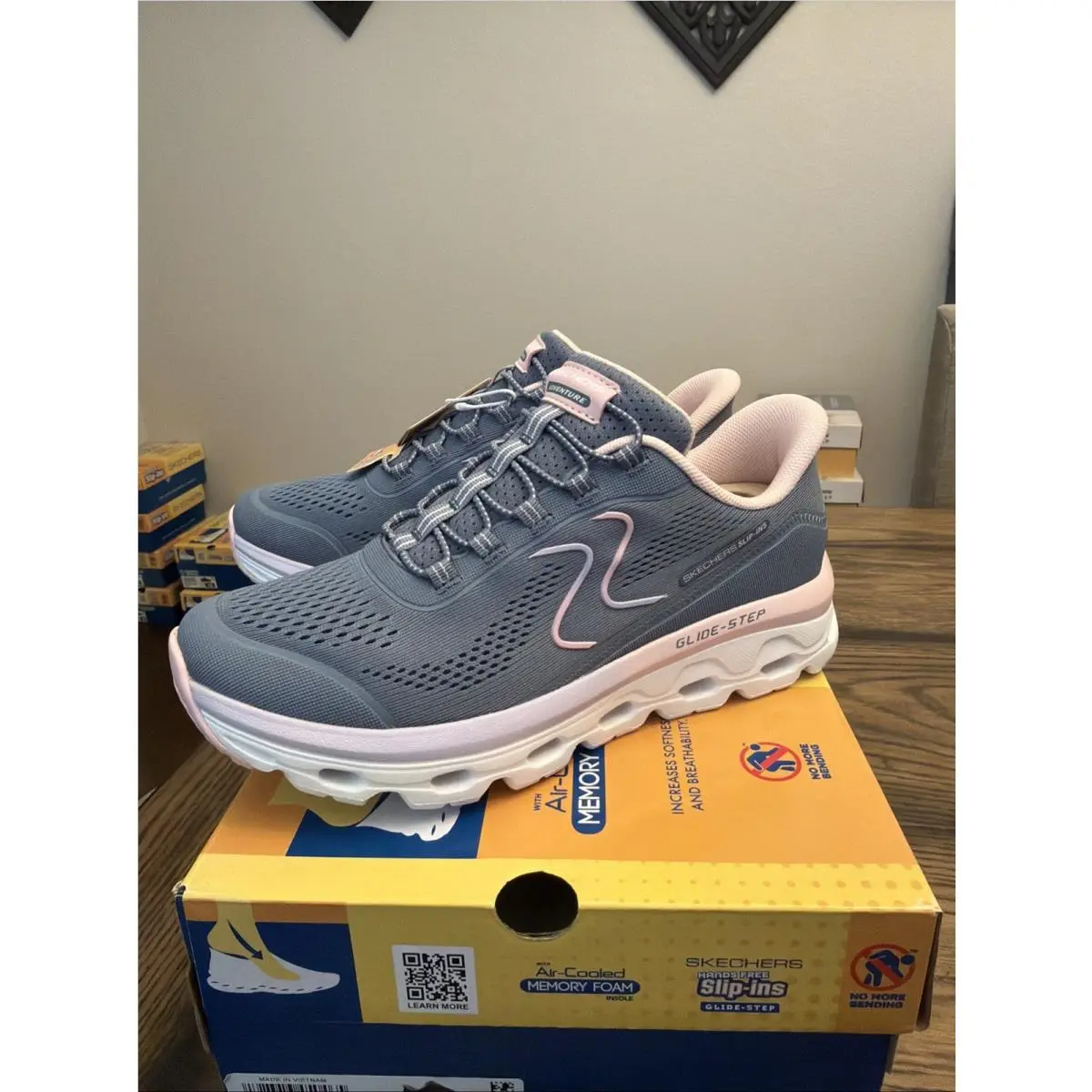 Skechers shoes - 180272 W / SLTP - SLTP - 180272 BKW - Slate / Pink 1