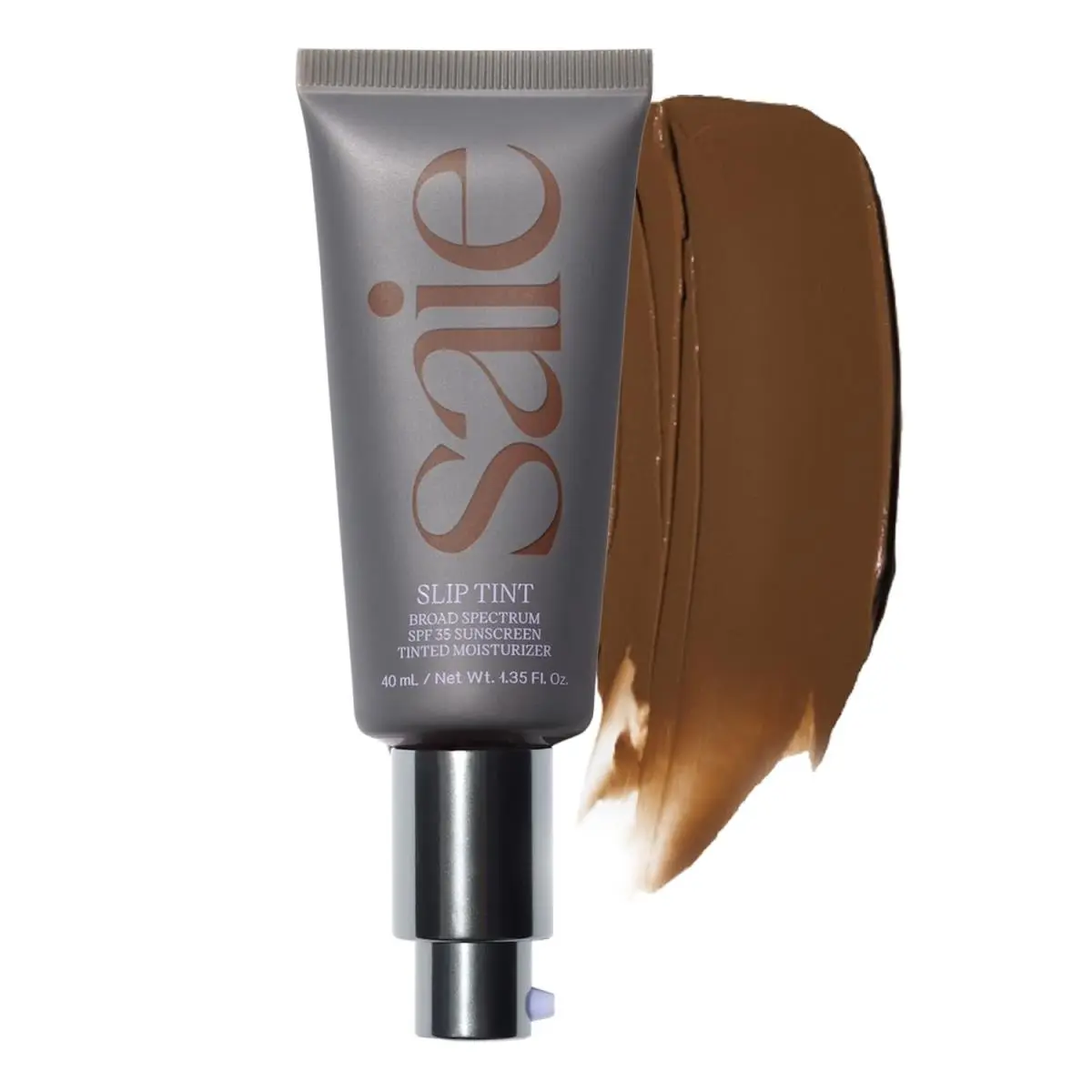 Saie Slip Tint Tinted Moisturizer with Spf 35 - Light Coverage Glowy Sk