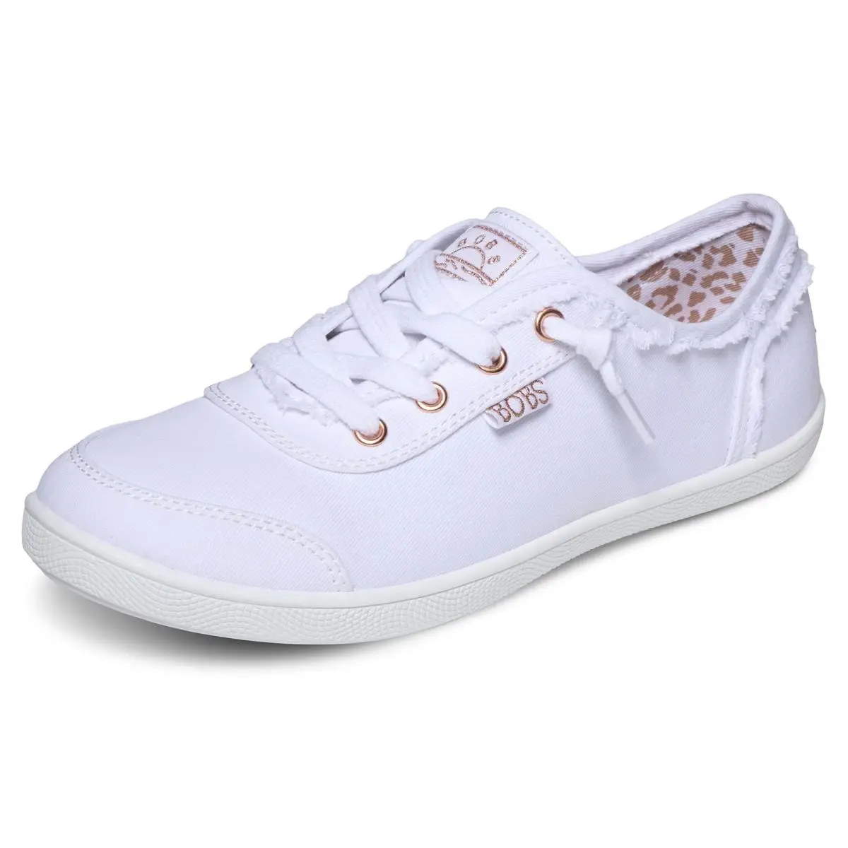 Women`s Bobs B Cute Sneaker – Memory Foam Flexible 9 White by Skechers