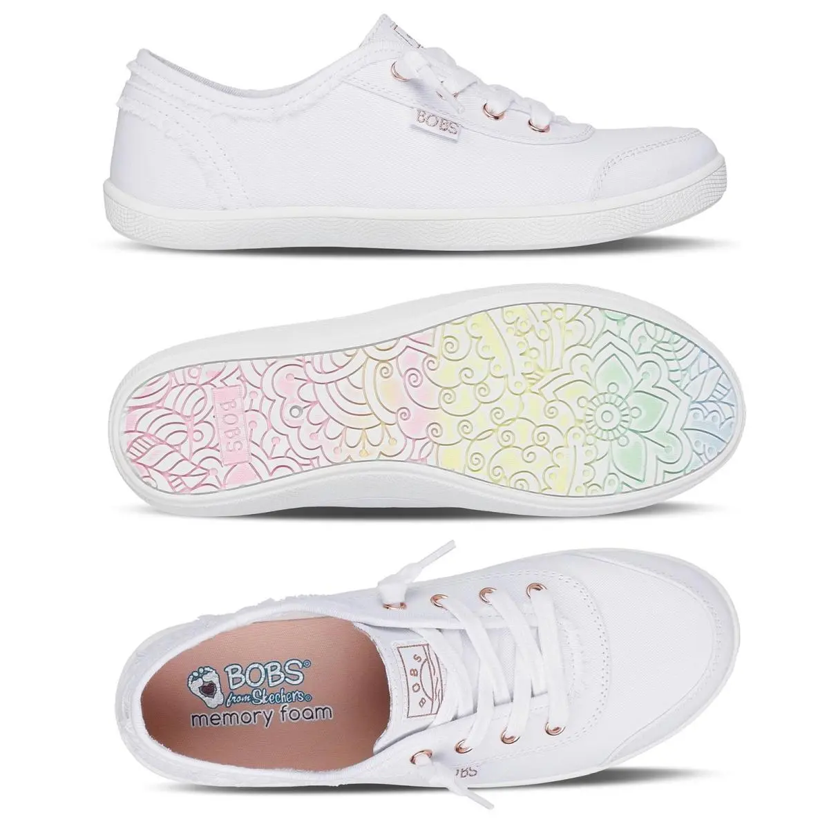 Skechers shoes - 33492 - 33492-100-9 US - white (UPC: 193642168457) 6