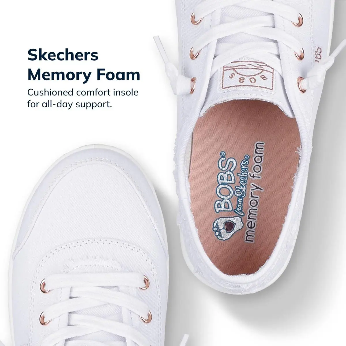 Skechers shoes - 33492 - 33492-100-9 US - white (UPC: 193642168457) 2