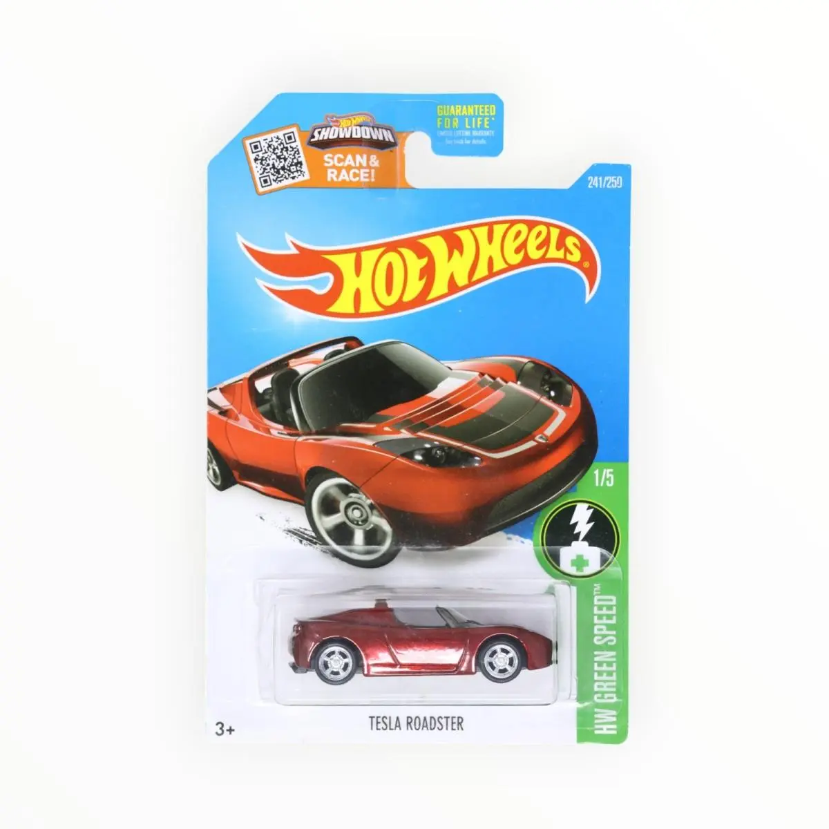 Hot Wheels Tesla Roadster 241/250 - Super Treasure Hunt - 2016 A