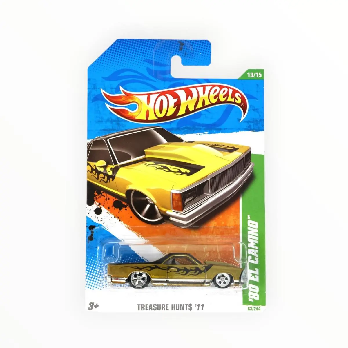Hot Wheels `80 El Camino 63/244 - Super Treasure Hunt - 2011 A