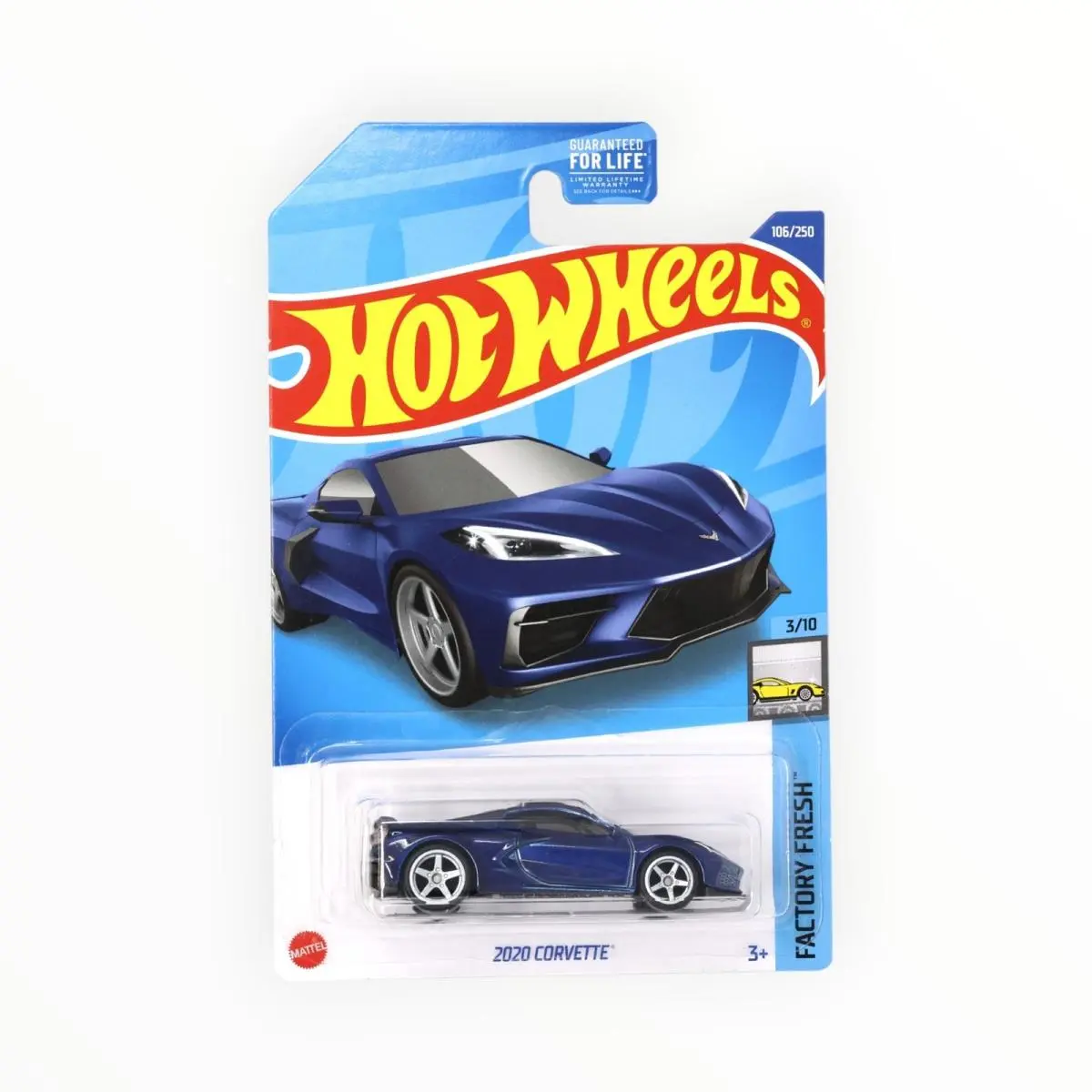 Hot Wheels 2020 Corvette 106/250 - Super Treasure Hunt - 2022 A