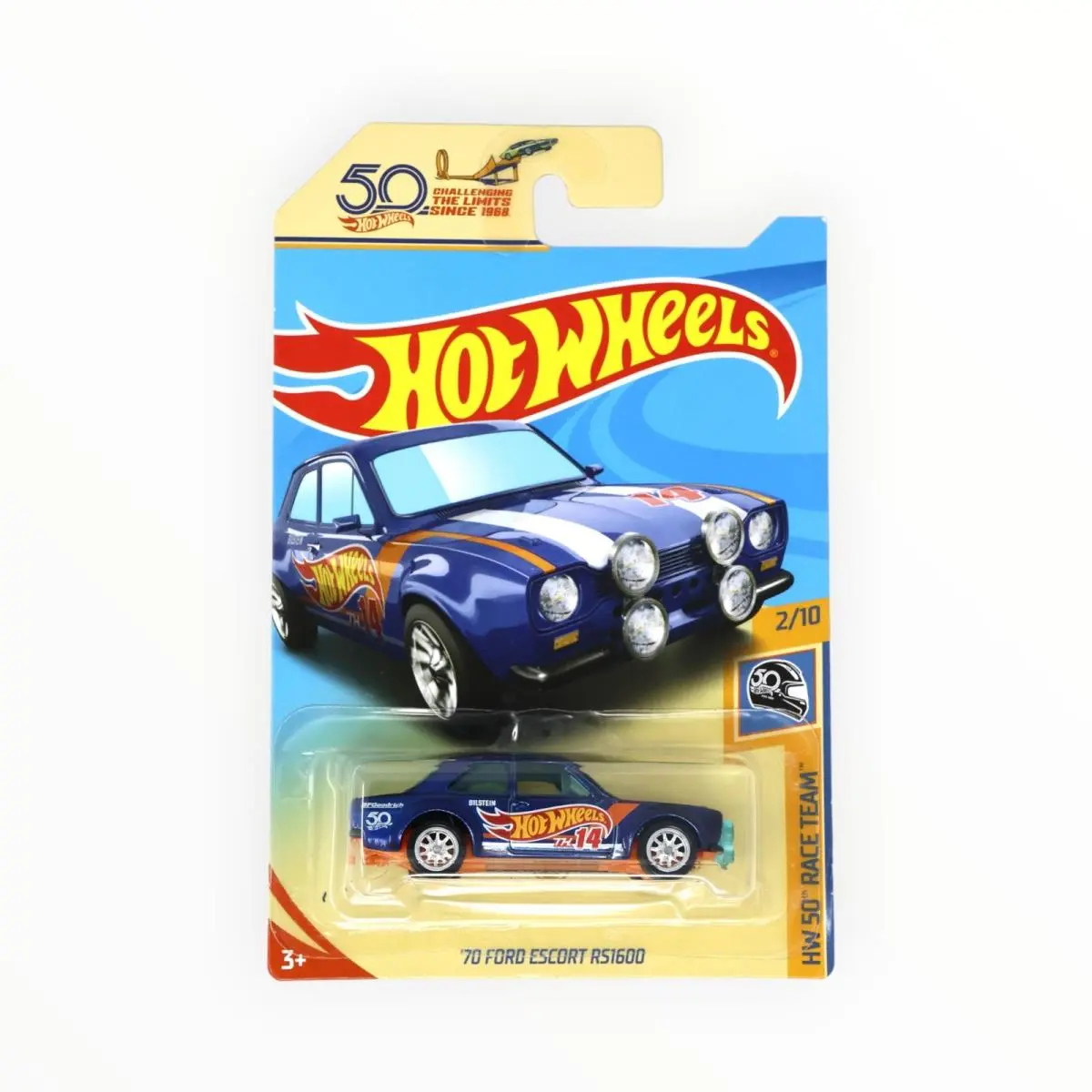 Hot Wheels `70 Ford Escort RS1600 - Super Treasure Hunt - 2018 A