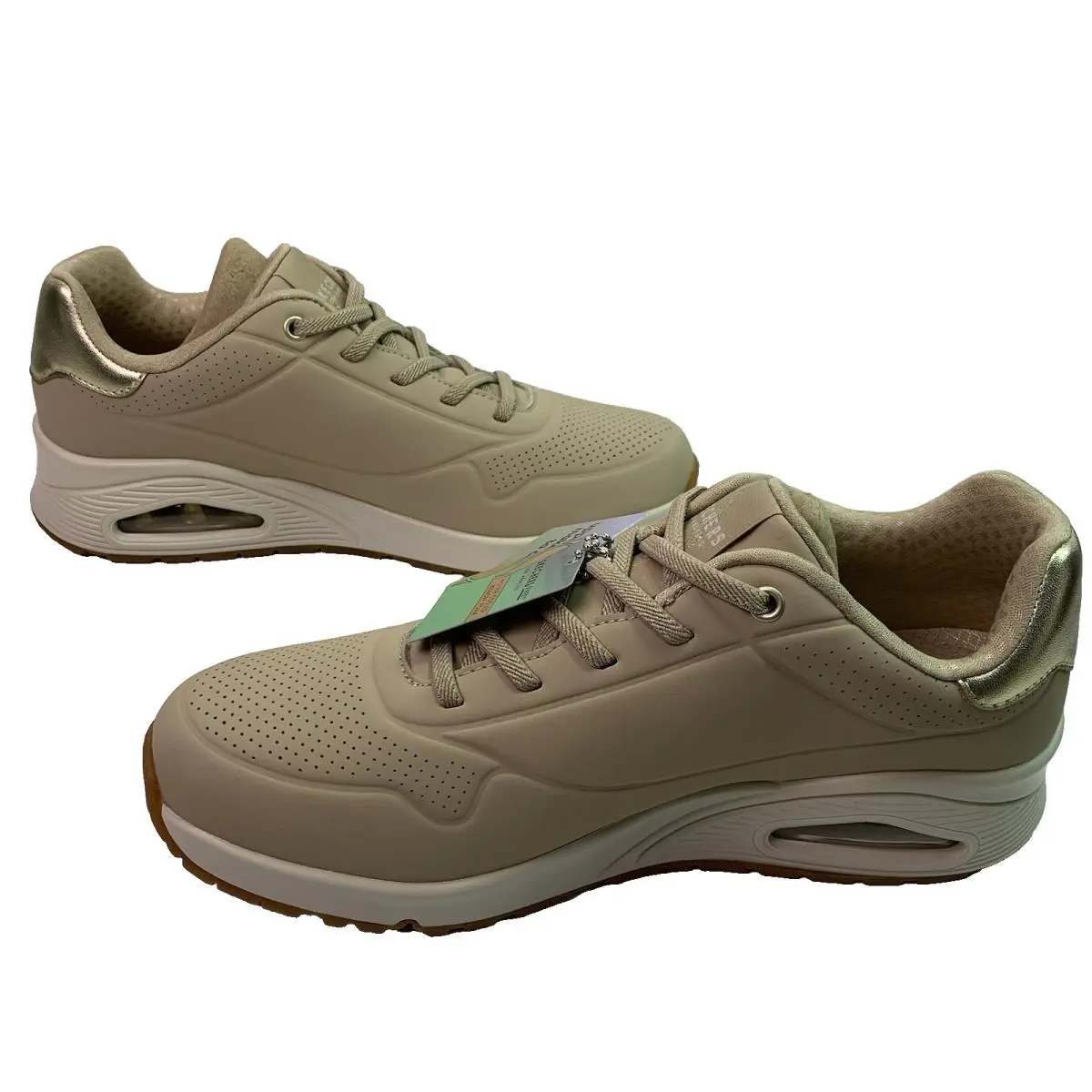 Skechers Uno- Shimmer Away 155196/ Natural Women Size 10