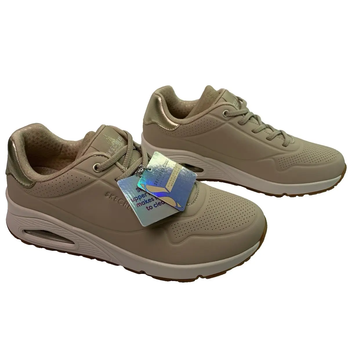 Skechers shoes - Uno - Shimmer Away - Uno Shimmer Away - 155196 NUDE - natural nude (UPC: 197976642317) 8