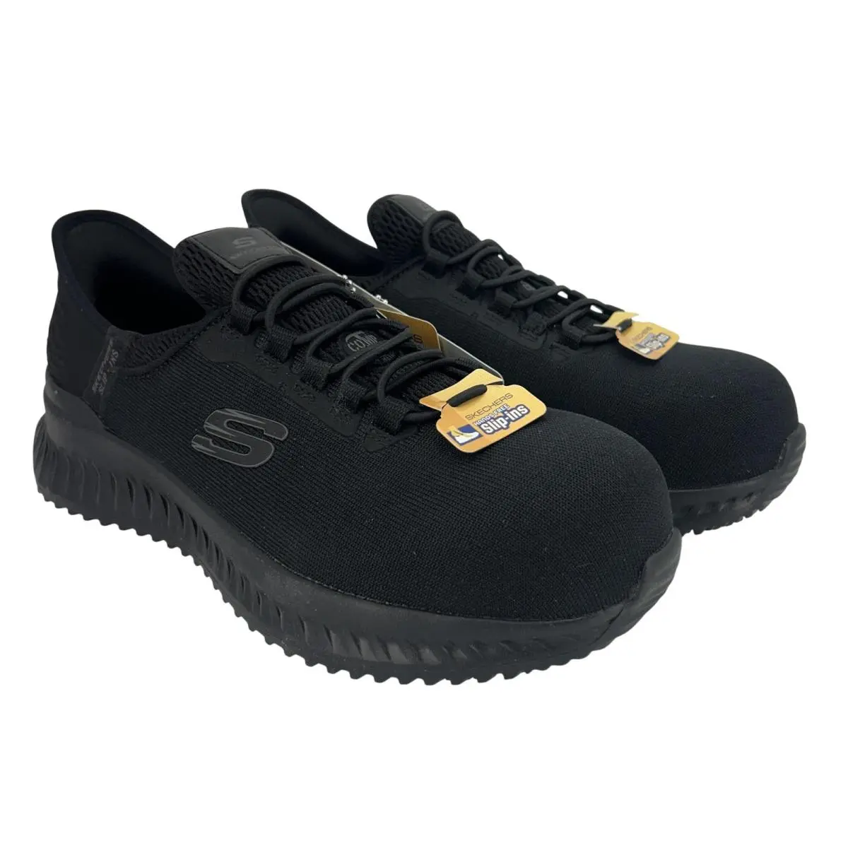 Skechers Slip-ins Shoes Womens Size 8 Tilido-ombray Composite Toe 108152/BLK