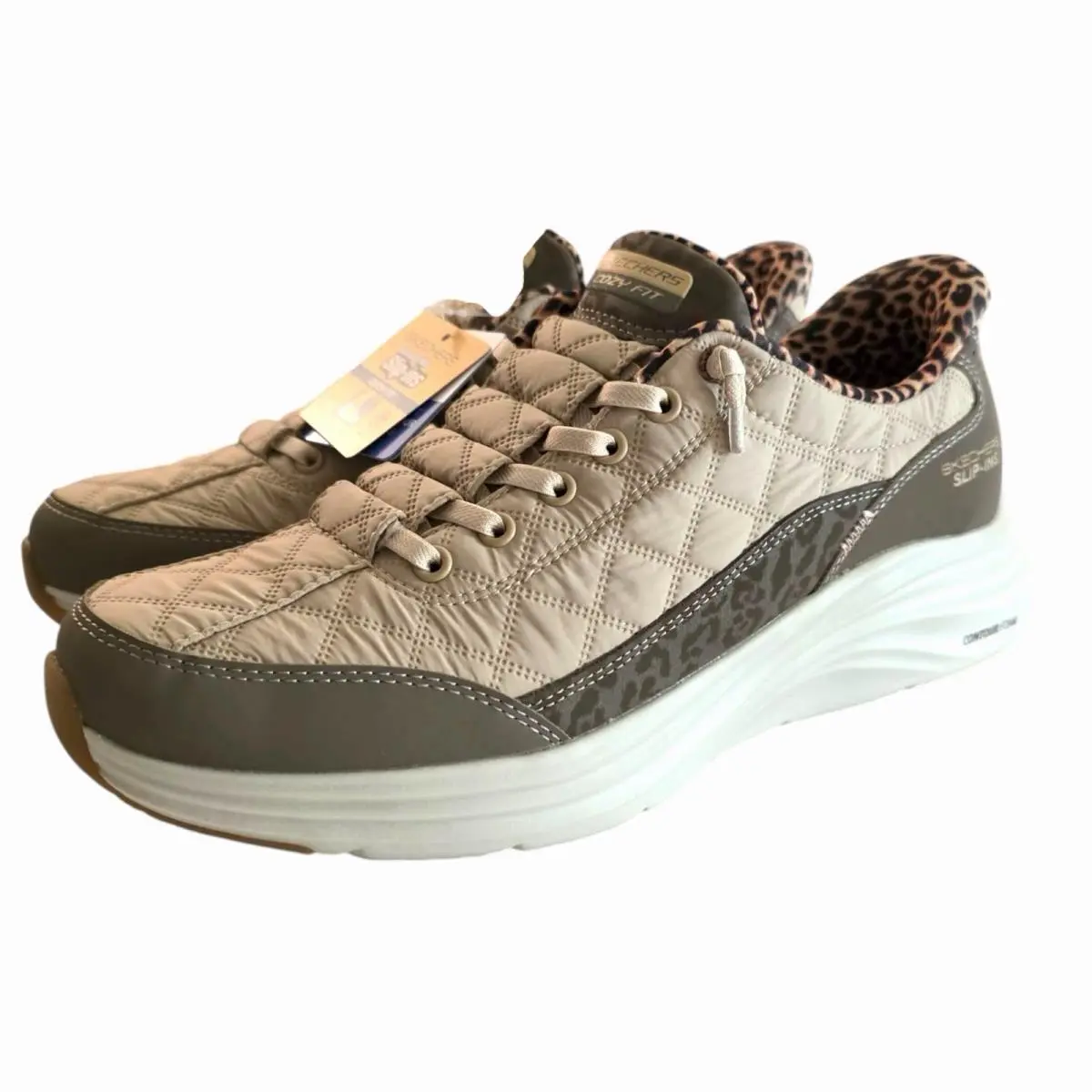 Skechers shoes - Contour Foam – Cozy Fit Leopard Dream - 150419 - Brown/Black 9