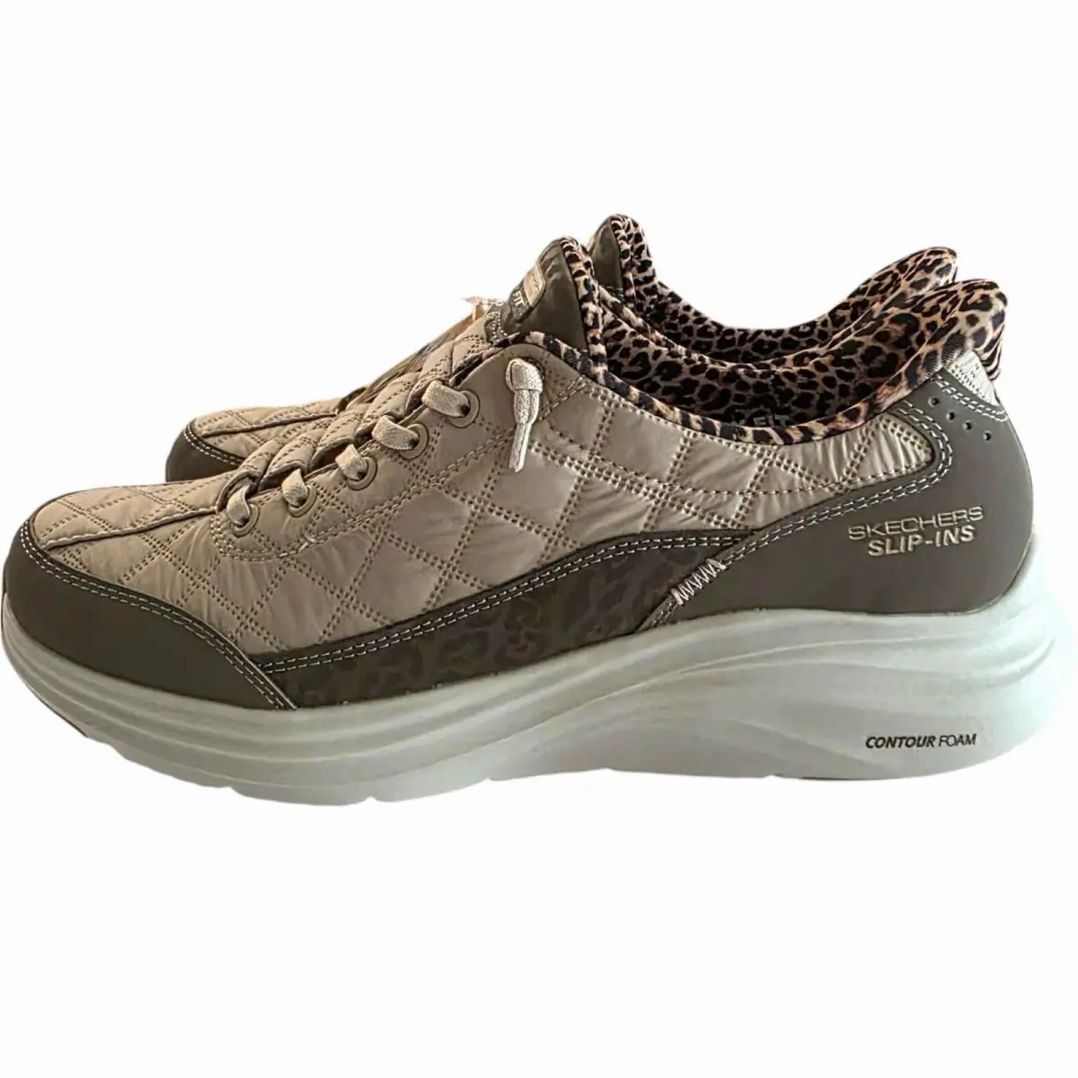 Skechers shoes - Contour Foam – Cozy Fit Leopard Dream - 150419 - Brown/Black 7