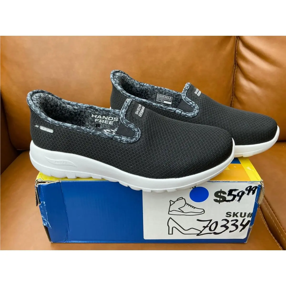 Skechers shoes - Go Walk Arch Fit Joy Stefanie - Black 5