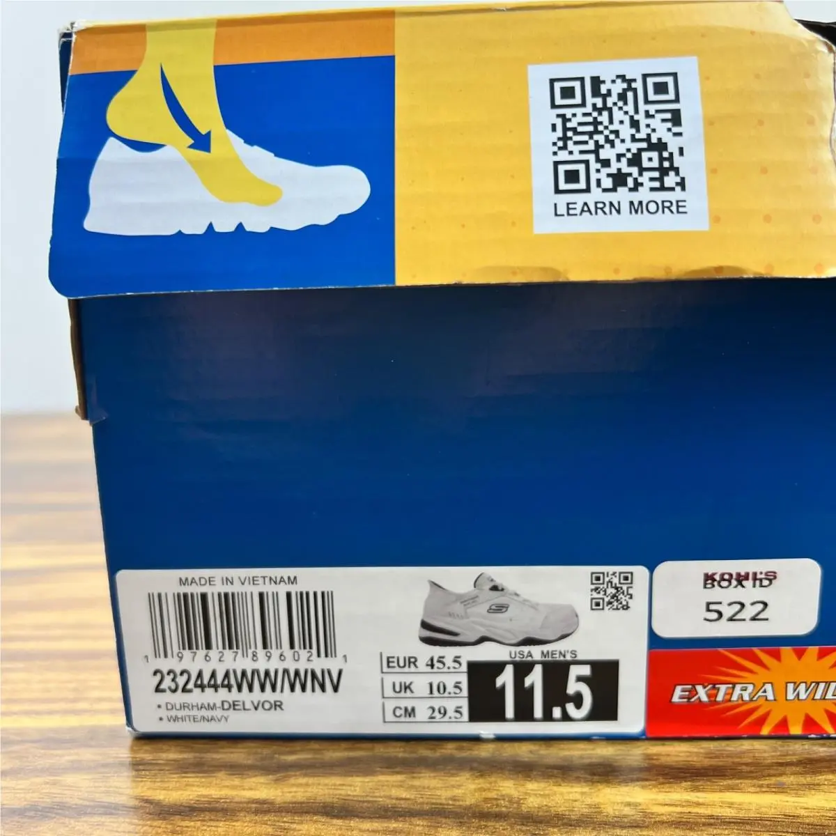 Skechers shoes - Skechers Relaxed Fit Durham Delvor - White 9