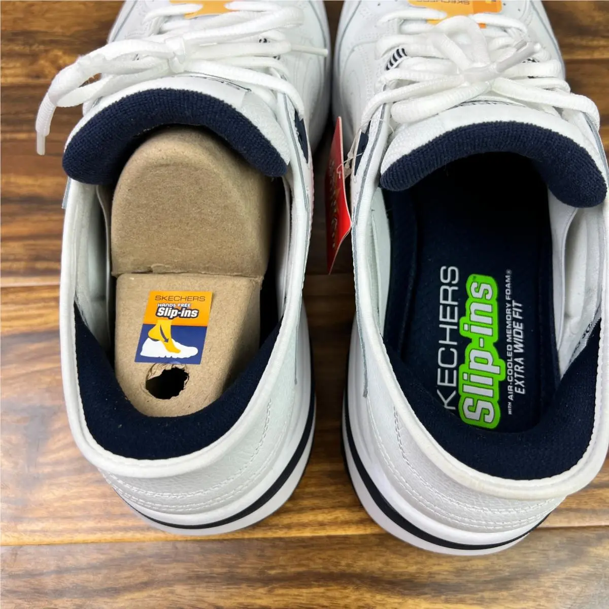 Skechers shoes - Skechers Relaxed Fit Durham Delvor - White 4