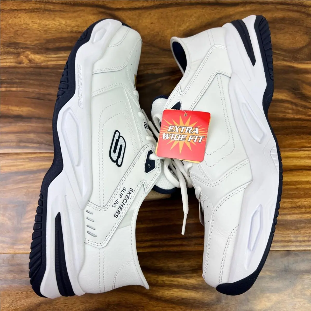 Skechers shoes - Skechers Relaxed Fit Durham Delvor - White 5