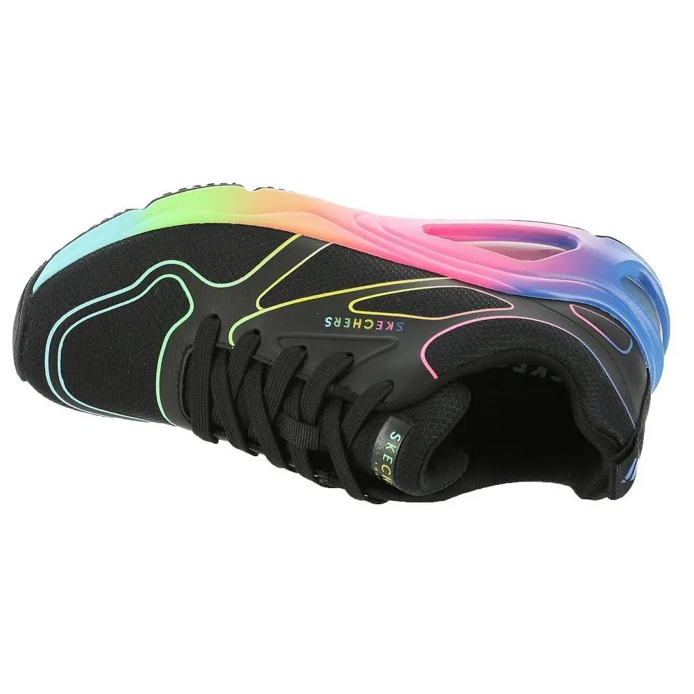 Skechers shoes - Tres-air Uno - Rainbow Roads - 177416 - Black Mulit (UPC: 197627117829) 0