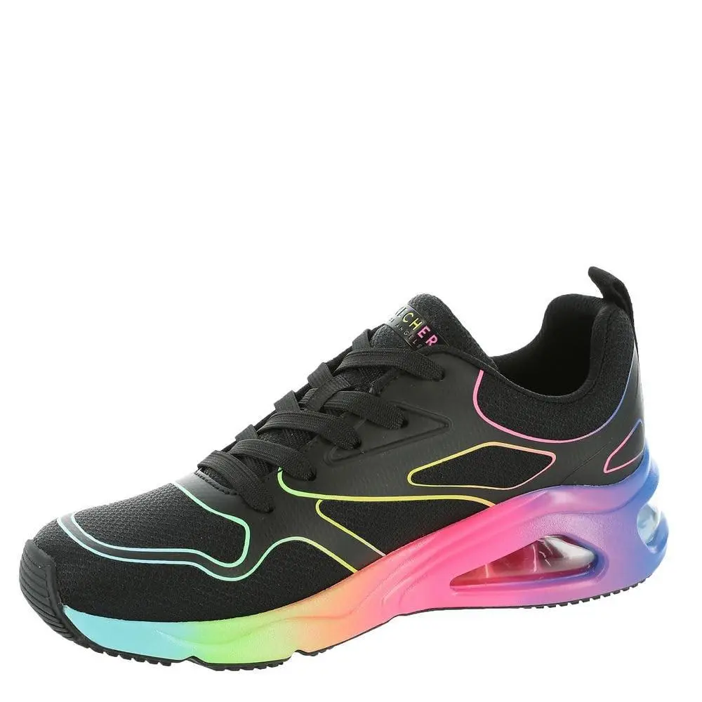 Skechers shoes - Tres-air Uno - Rainbow Roads - 177416 - Black Mulit (UPC: 197627117829) 2