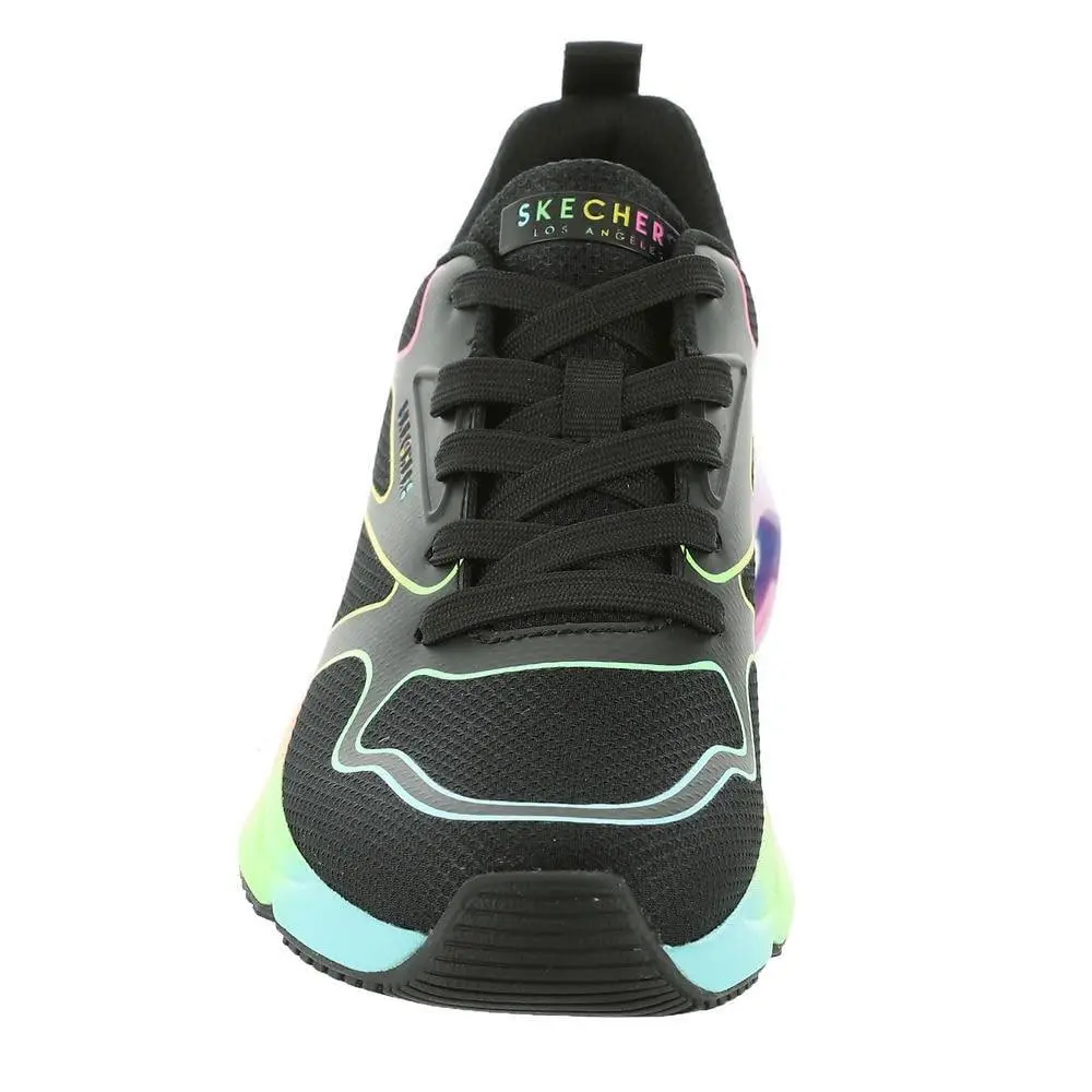 Skechers shoes - Tres-air Uno - Rainbow Roads - 177416 - Black Mulit (UPC: 197627117829) 3