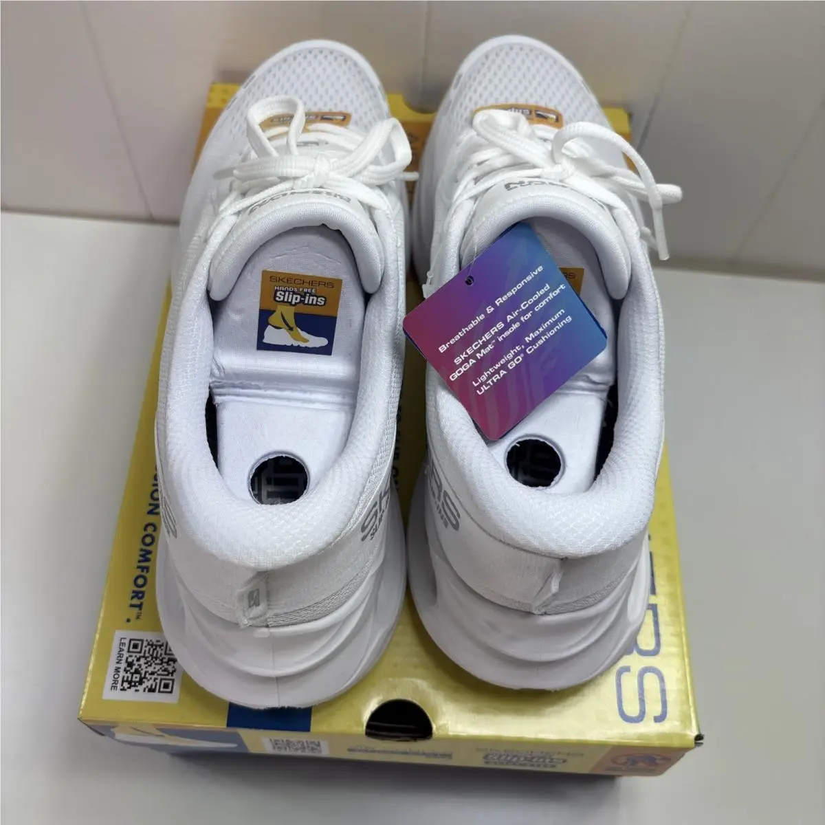 Skechers shoes - Skechers Max Cushioning Glide-Step - Max Cushioning - 129400-WSL - White 7