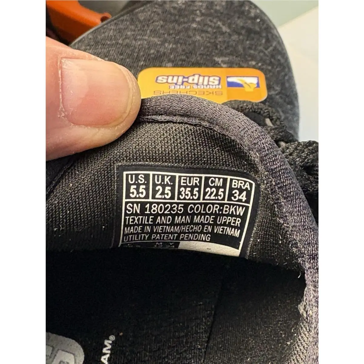 Skechers shoes - Black (UPC: 198376454012) 5