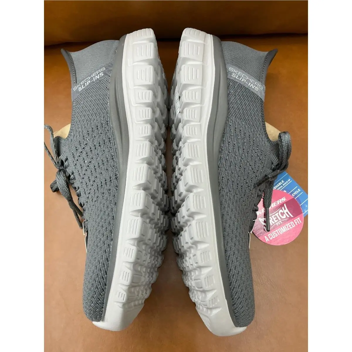 Skechers shoes - Skechers Hands Free Slip-ins Graceful First Blush - Gray 1