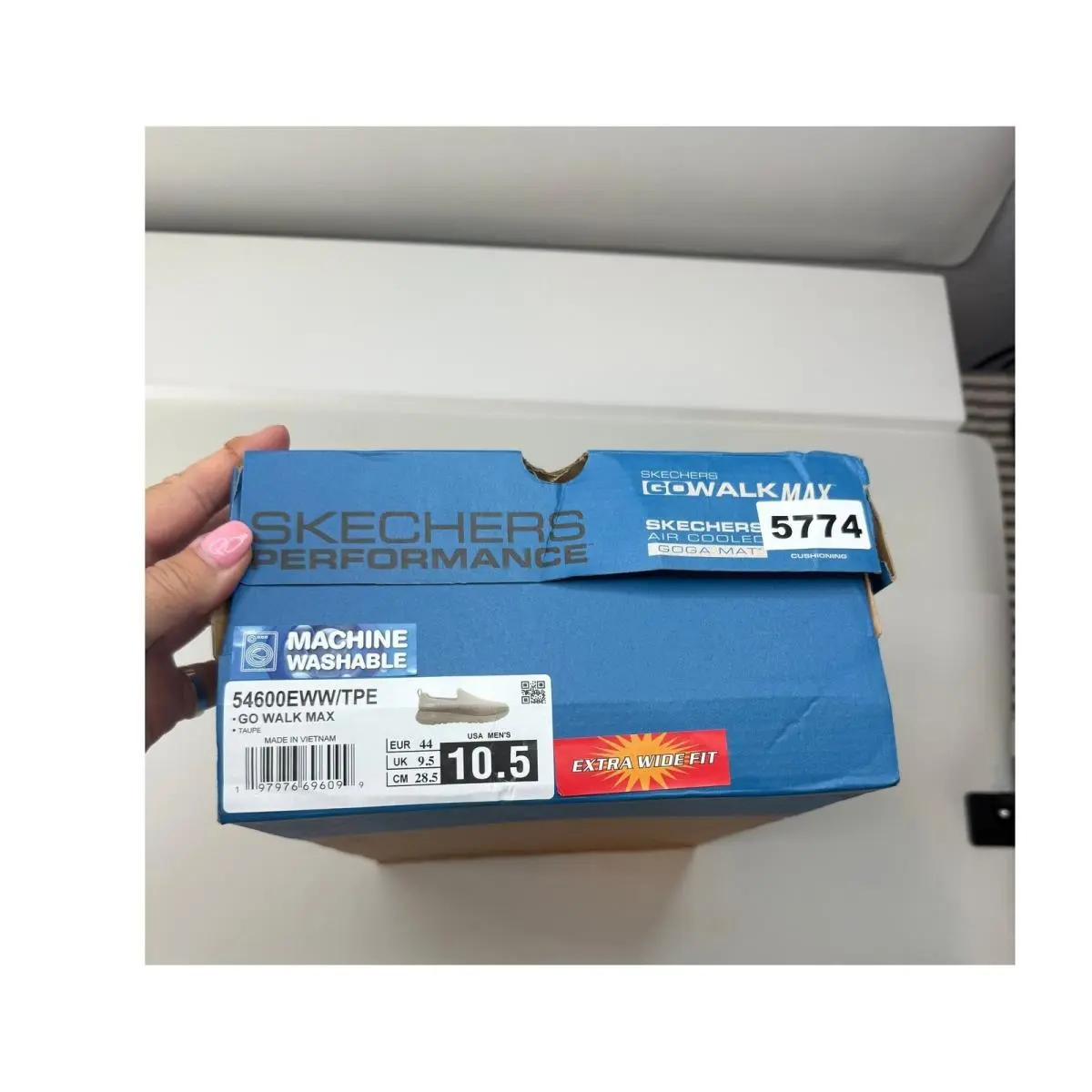 Skechers shoes - Skechers Go Walk Max - Walk Max - Beige 6