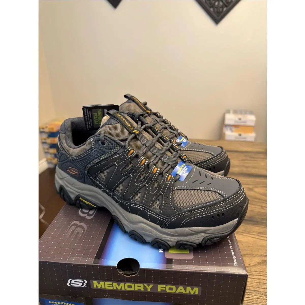 Men`s Skechers After Burn M Fit 2.0 Hiking Shoe - Size 12 ….F1