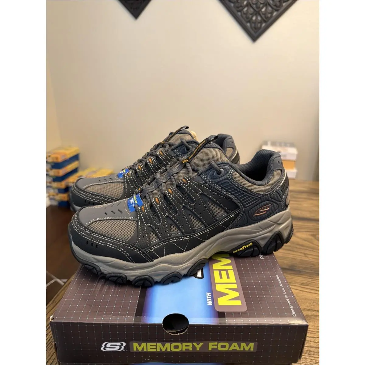 Skechers shoes - SKECHERS After Burn - After Burn - Bown/Gray 1