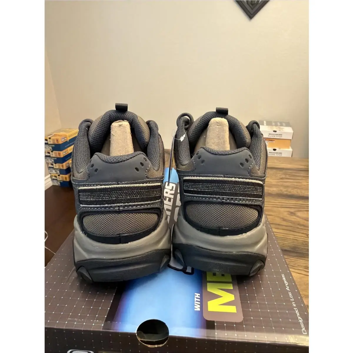 Skechers shoes - SKECHERS After Burn - After Burn - Bown/Gray 2