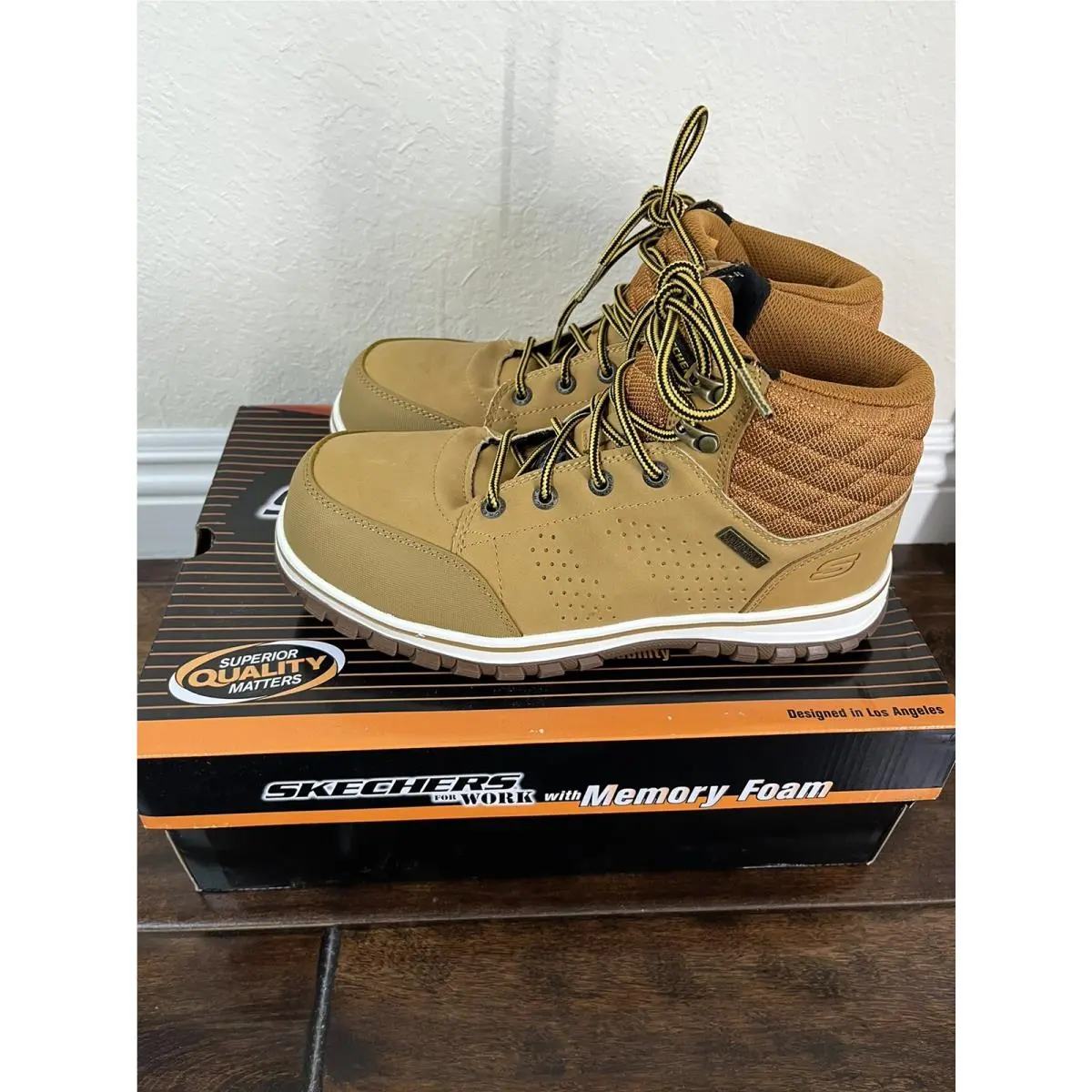 Skechers shoes - SKECHERS Work Mccoll - Work Mccoll - Brown 8