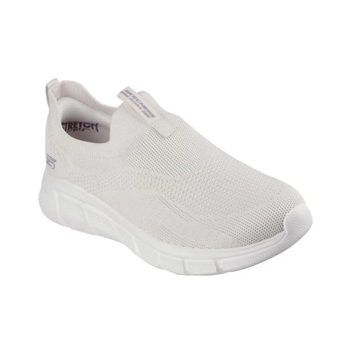 Women`s Skechers Bobs Sport B Flex - Slip-on Casual Sneakers Off White SZ 8