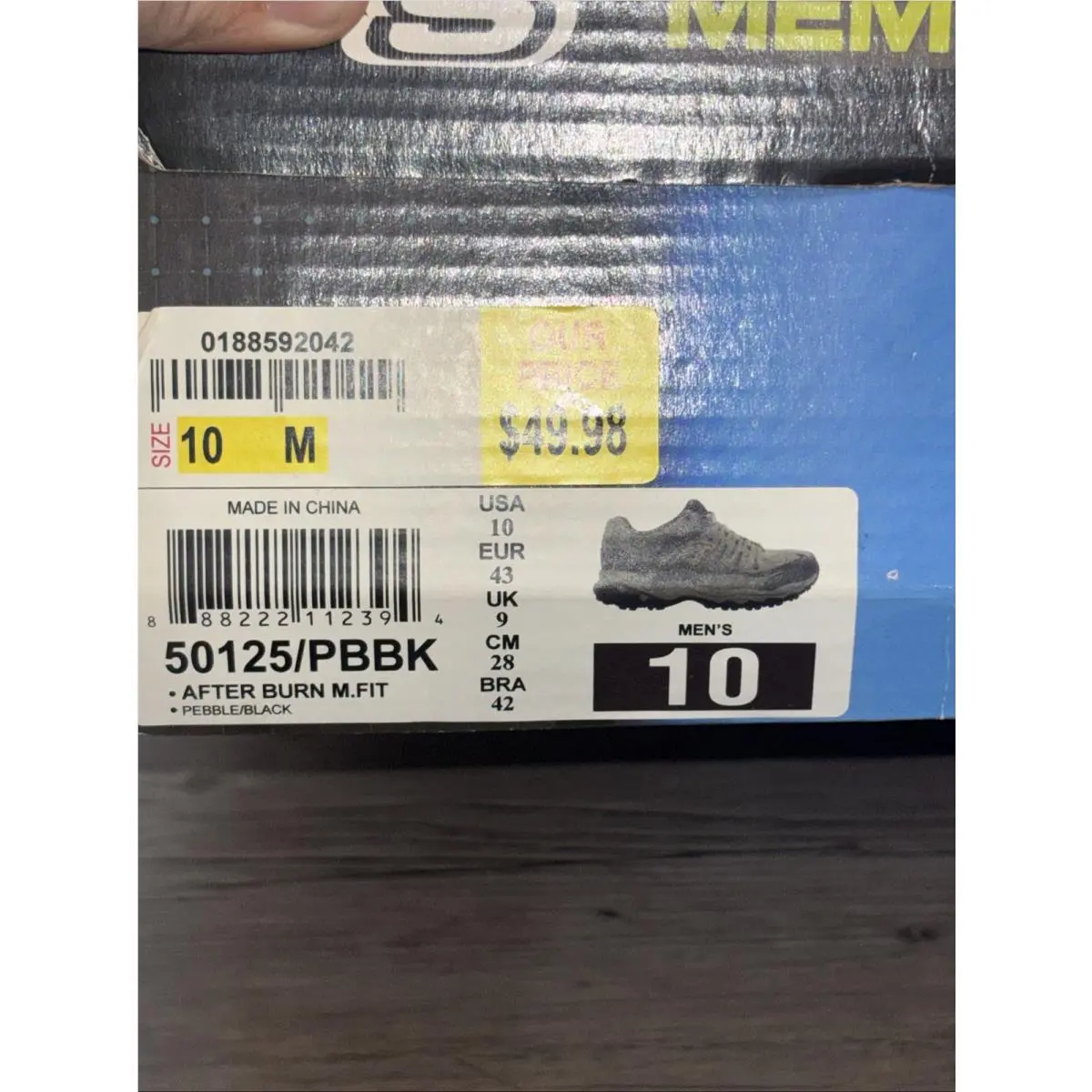 Skechers shoes - SKECHERS After Burn - After Burn - SN50125 - Black (UPC: 0888222112394) 9