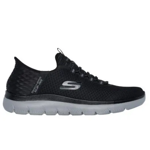 Skechers Men`s Slipins Summits/high Range. Black / Charcoal . 12 Size. Medium