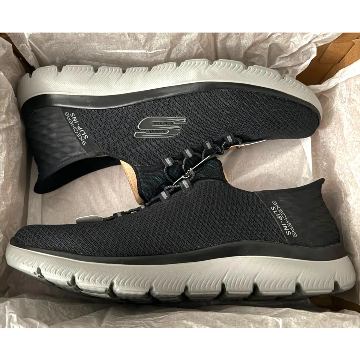 Skechers shoes - BLACK / CHARCOAL (UPC: 196642387439) 6
