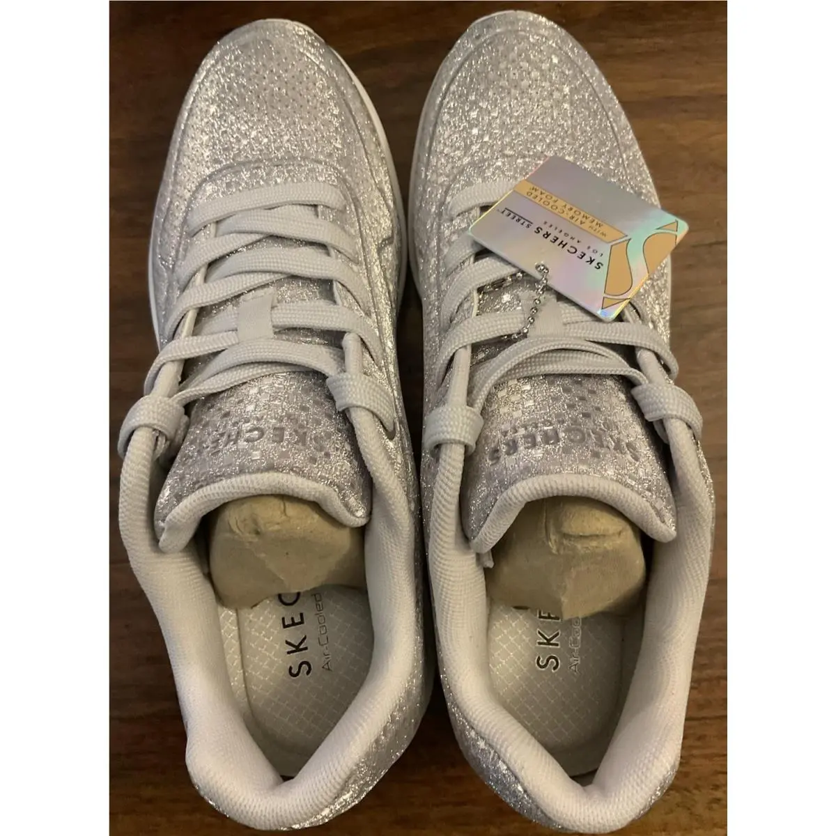 Skechers shoes - Skechers Street Uno Disco Nite - Silver 4