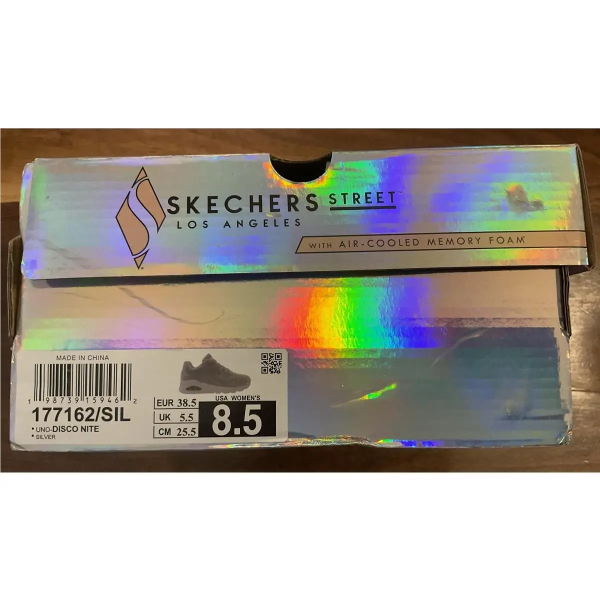 Skechers shoes - Skechers Street Uno Disco Nite - Silver 6
