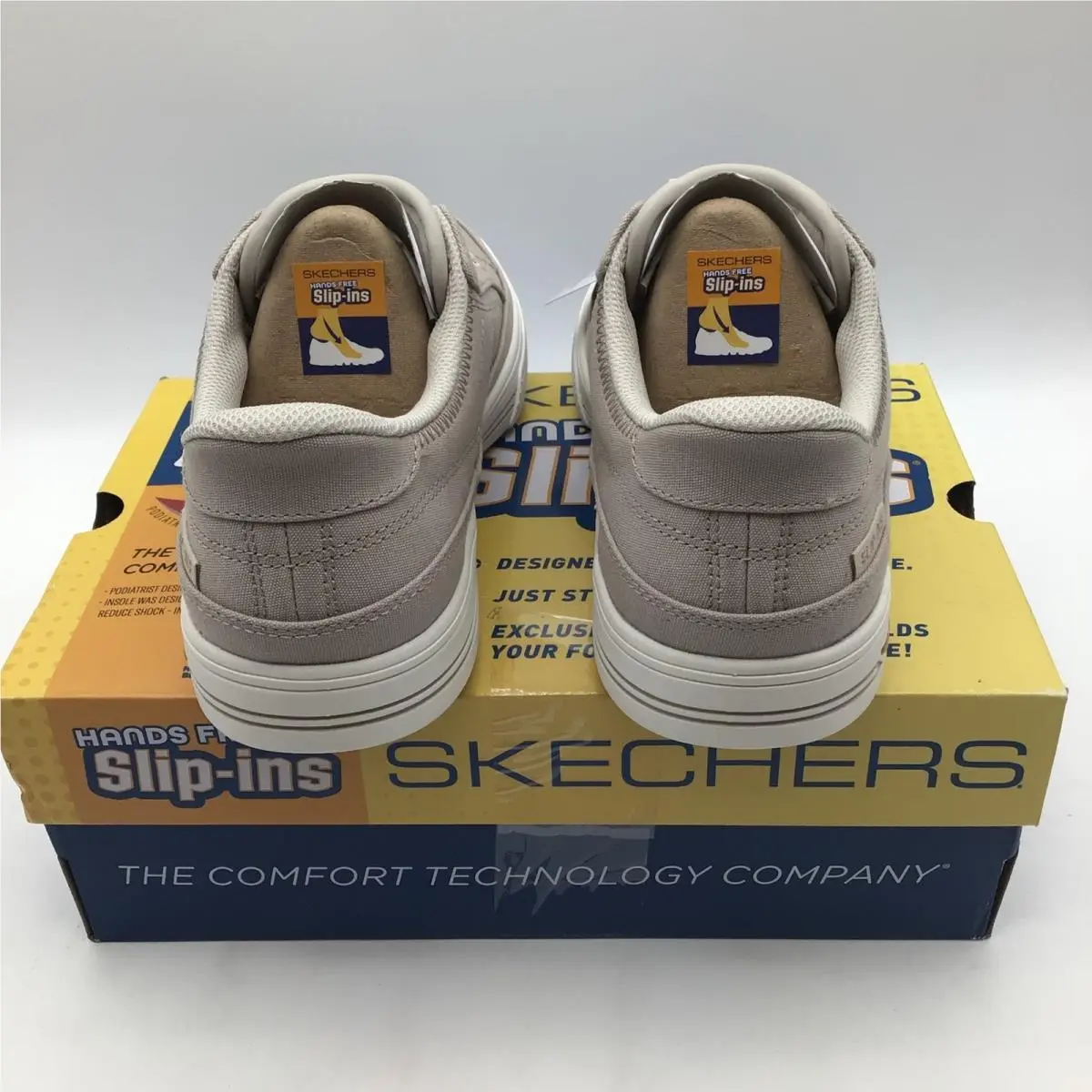 Skechers shoes - Hands Free Slip-ins Arch Fit Arcade - See Ya There - Beige 2