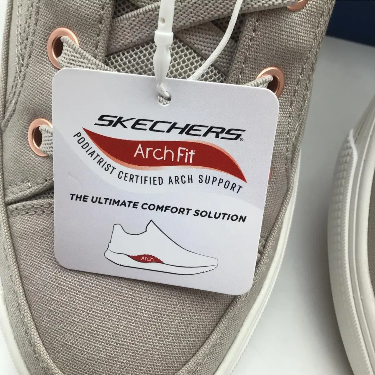 Skechers shoes - Hands Free Slip-ins Arch Fit Arcade - See Ya There - Beige 4